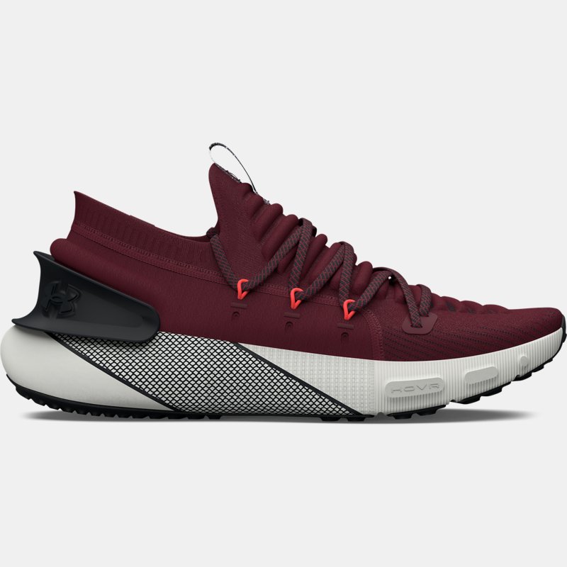 Men's Under Armour HOVR™ Phantom 3 Running Shoes Deep Red / White Clay / Black 40.5